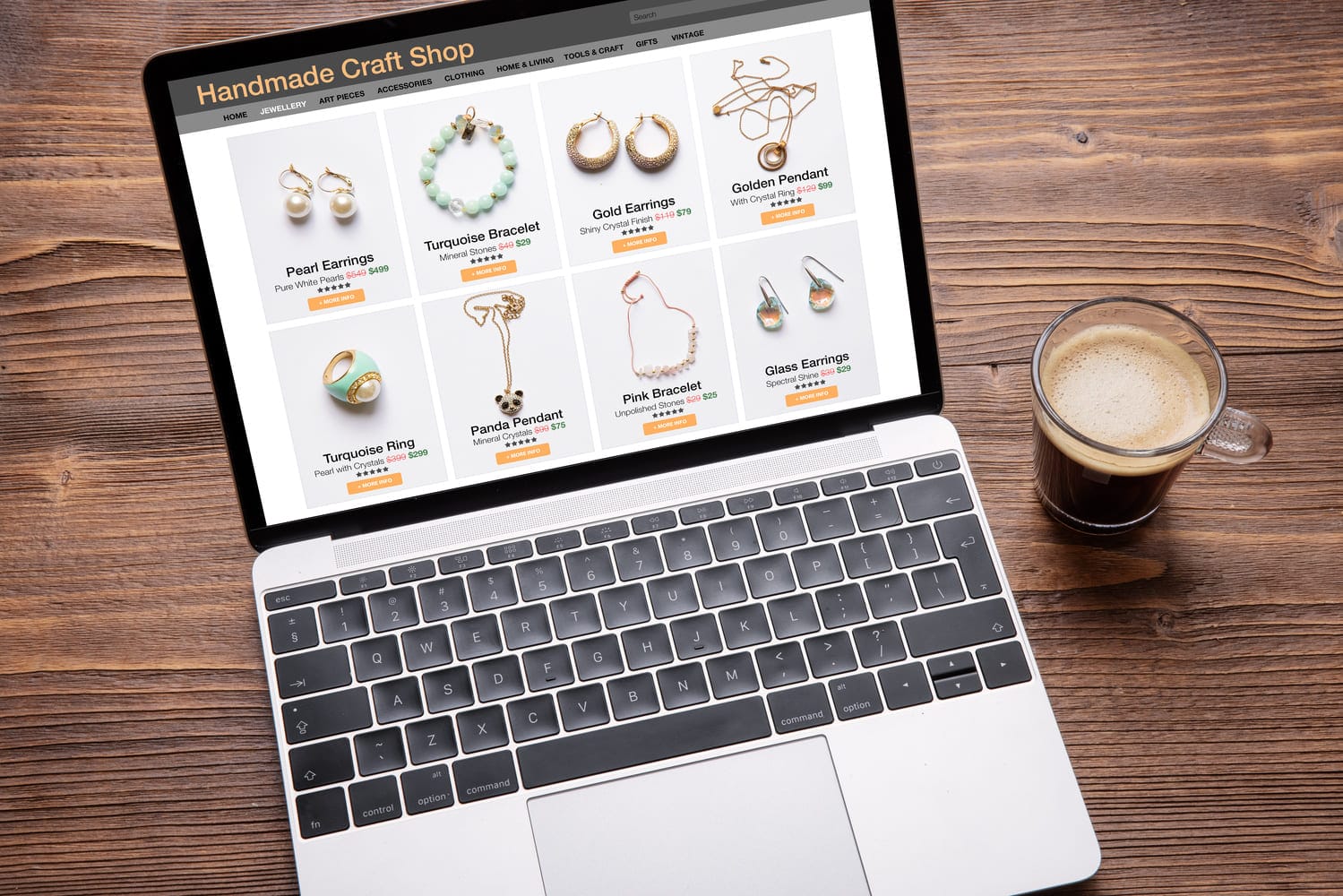 Exemple de création de boutique en ligne